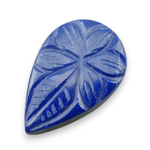 Lapis lazuli carved cabochon 28x18 mm no 28 Lapis lazuli carved cabochon 28x18 mm no 28