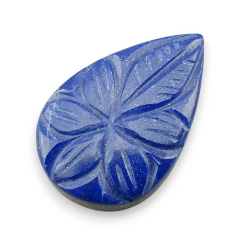 Lapis lazuli carved cabochon 28x18 mm no 28 Lapis lazuli carved cabochon 28x18 mm no 28