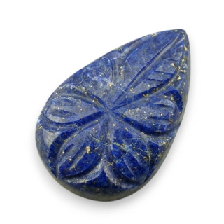 Lapis lazuli carved cabochon 28x18 mm no 9