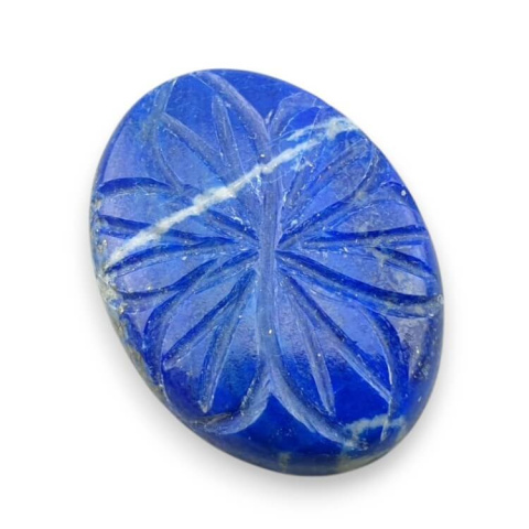 Lapis lazuli carved cabochon 28x20 mm no 18 Lapis lazuli carved cabochon 28x20 mm no 18