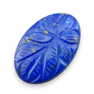 Lapis lazuli cabochon carved 29x19 mm no 19