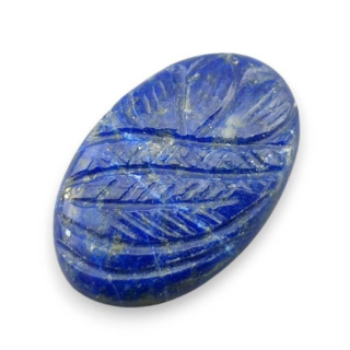 Lapis lazuli cabochon carved 29x19 mm no 26