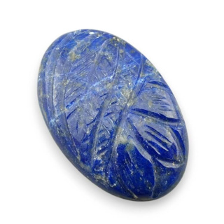 Lapis lazuli cabochon carved 29x19 mm no 26