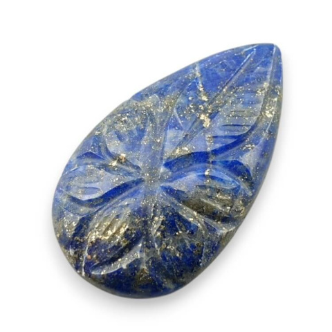Lapis lazuli cabochon carved 30x17 mm no 2 Lapis lazuli cabochon carved 30x17 mm no 2