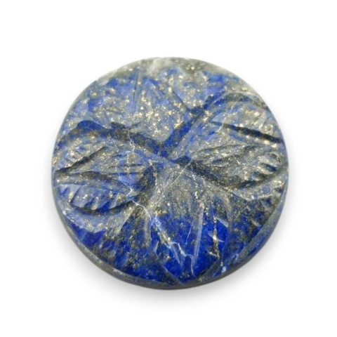 Lapis lazuli carved cabochon fi 22 mm no 14 Lapis lazuli carved cabochon fi 22 mm no 14