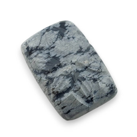 Snow obsidian carved cabochon 22x15 mm no 26 Snow obsidian carved cabochon 22x15 mm no 26