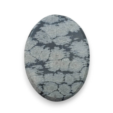 Snow obsidian cabochon carved 27x20 mm no 21 Snow obsidian cabochon carved 27x20 mm no 21