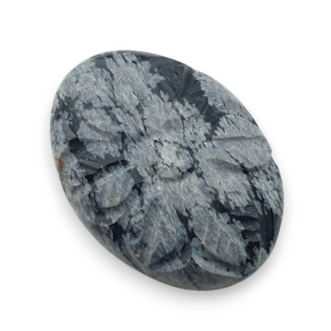 Snow obsidian cabochon carved 27x20 mm no 29 Snow obsidian cabochon carved 27x20 mm no 29
