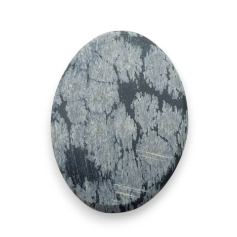 Snow obsidian cabochon carved 27x20 mm no 29 Snow obsidian cabochon carved 27x20 mm no 29