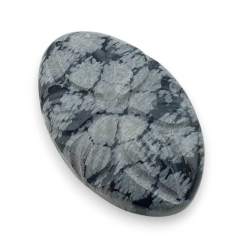Snow obsidian carving cabochon 28x18 mm no. 39 Snow obsidian carving cabochon 28x18 mm no. 39