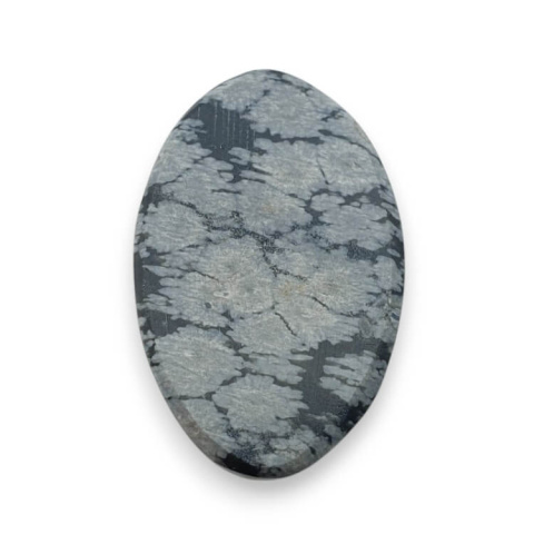 Snow obsidian carving cabochon 28x18 mm no. 39 Snow obsidian carving cabochon 28x18 mm no. 39
