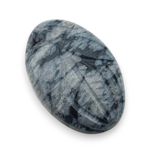 Snow obsidian carved cabochon 29x19 mm no 33 Snow obsidian carved cabochon 29x19 mm no 33