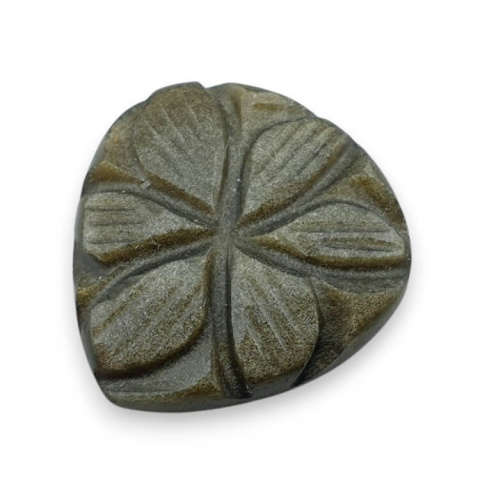 Gold obsidian cabochon carved 21x20 mm no 29 Gold obsidian cabochon carved 21x20 mm no 29