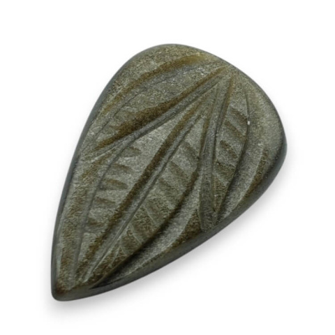 Gold obsidian cabochon carved 24x16 mm no 49 Gold obsidian cabochon carved 24x16 mm no 49