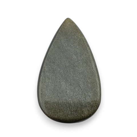 Obsidian gold cabochon carving 27x16 mm no. 46 Obsidian gold cabochon carving 27x16 mm no. 46