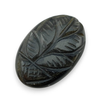 Obsidian gold cabochon carving 30x20 mm no. 38