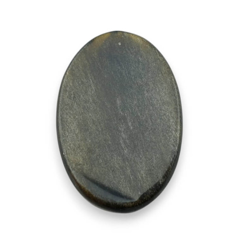 Obsidian gold cabochon carved 30x20 mm no. 38 Obsidian gold cabochon carved 30x20 mm no. 38