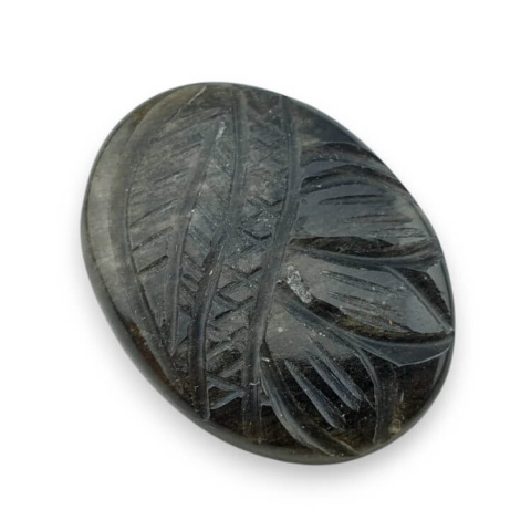 Gold obsidian cabochon carved 30x23 mm no 33 Gold obsidian cabochon carved 30x23 mm no 33