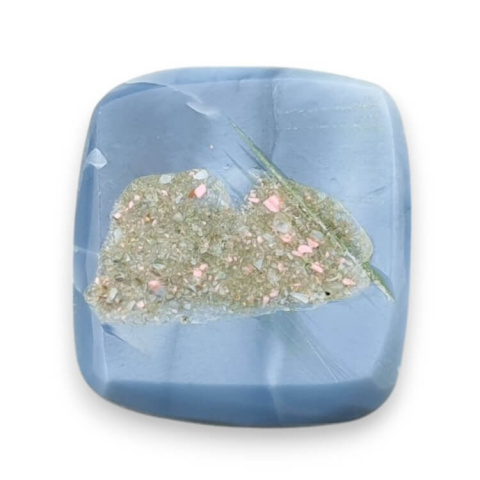 Blue opal cabochon carved 17x15 mm no 41 Blue opal cabochon carved 17x15 mm no 41