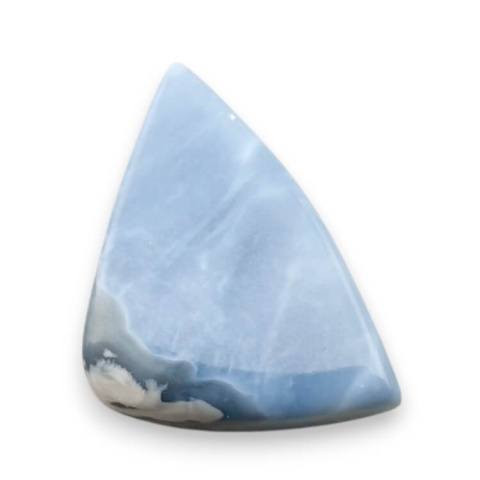 Blue opal cabochon carved 22x16 mm no 72