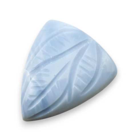 Blue opal cabochon carved 22x19 mm no 83 Blue opal cabochon carved 22x19 mm no 83