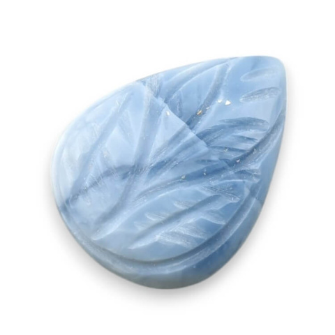 Blue opal cabochon carved 24x18 mm no 62 Blue opal cabochon carved 24x18 mm no 62
