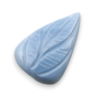 Blue opal cabochon carved 25x16 mm no 91