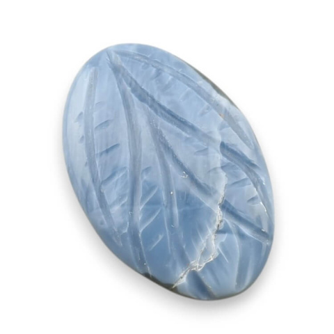 Blue opal cabochon carved 26x17 mm no 47 Blue opal cabochon carved 26x17 mm no 47