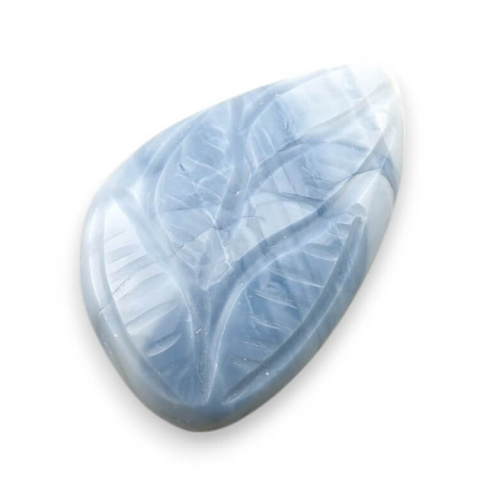 Blue opal cabochon carved 27x18 mm no 60 Blue opal cabochon carved 27x18 mm no 60