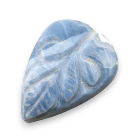 Blue opal cabochon carved 27x20 mm no 71 Blue opal cabochon carved 27x20 mm no 71