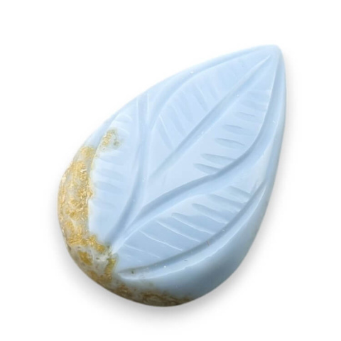 Blue opal cabochon carved 28x18 mm no 43 Blue opal cabochon carved 28x18 mm no 43