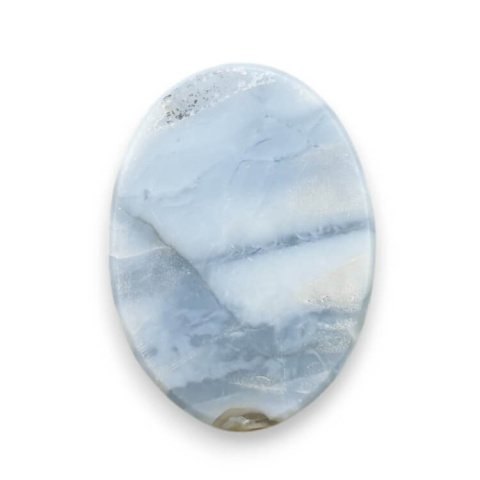 Blue opal cabochon carved 28x19 mm no 2 Blue opal cabochon carved 28x19 mm no 2