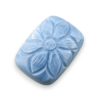 Opal blue cabochon carved 28x20 mm no. 67
