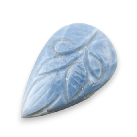 Blue opal cabochon carved 29x18 mm no 33 Blue opal cabochon carved 29x18 mm no 33