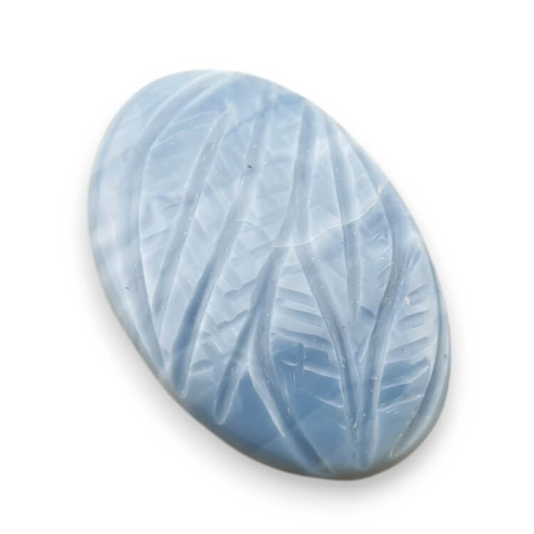 Blue opal cabochon carved 29x19 mm no 3 Blue opal cabochon carved 29x19 mm no 3
