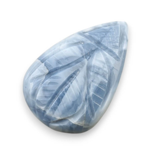 Blue opal cabochon carved 29x19 mm no 84 Blue opal cabochon carved 29x19 mm no 84