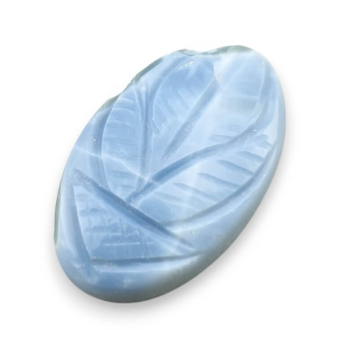 Blue opal cabochon carved 30x18 mm no 25 Blue opal cabochon carved 30x18 mm no 25