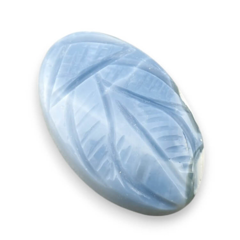 Blue opal cabochon carved 30x18 mm no 25 Blue opal cabochon carved 30x18 mm no 25