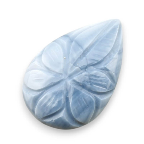 Blue opal cabochon carved 30x19 mm no 27 Blue opal cabochon carved 30x19 mm no 27