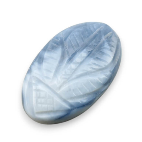 Blue opal cabochon carved 30x19 mm no 8 Blue opal cabochon carved 30x19 mm no 8
