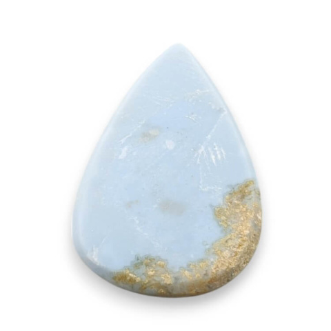 Blue opal cabochon carved 30x20 mm no 75 Blue opal cabochon carved 30x20 mm no 75