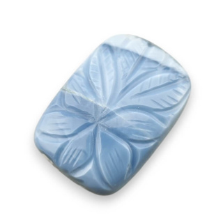 Opal blue cabochon carved 30x21 mm no. 28