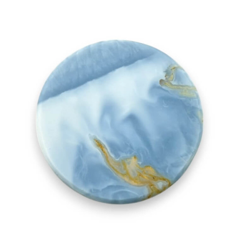 Blue opal cabochon carved fi 29 mm no 11 Blue opal cabochon carved fi 29 mm no 11