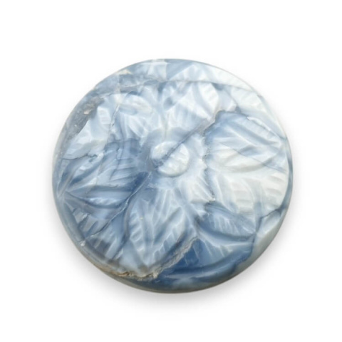 Opal blue cabochon carved fi 31 mm no. 5 Opal blue cabochon carved fi 31 mm no. 5