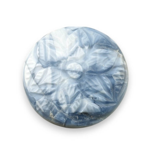 Opal blue cabochon carved fi 31 mm no. 5 Opal blue cabochon carved fi 31 mm no. 5