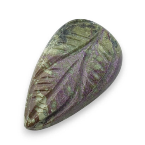 Stichtite carved cabochon 25x15 mm no. 46 Stichtite carved cabochon 25x15 mm no. 46