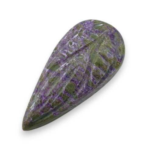 Stichtite carved cabochon 26x12 mm no 43 Stichtite carved cabochon 26x12 mm no 43