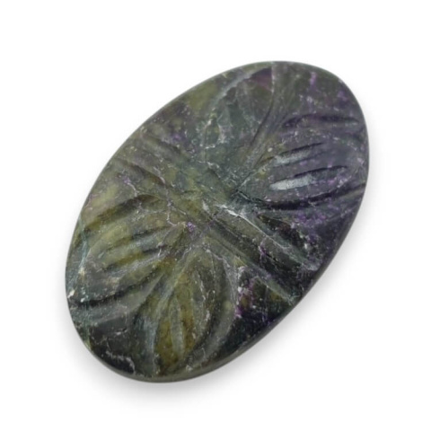 Stichtite carved cabochon 28x18 mm no 45 Stichtite carved cabochon 28x18 mm no 45