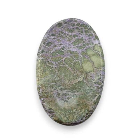 Stichtite carved cabochon 29x18 mm no 51 Stichtite carved cabochon 29x18 mm no 51