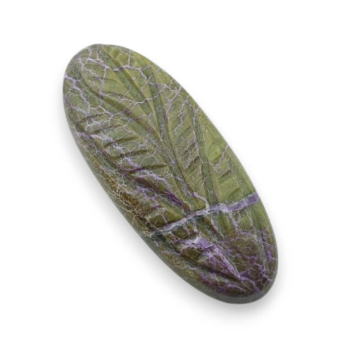 Stichtite carved cabochon 30x12 mm no 19 Stichtite carved cabochon 30x12 mm no 19